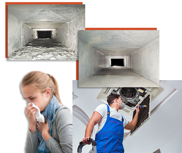 D Clean Air Vent & Duct Services- Before and After